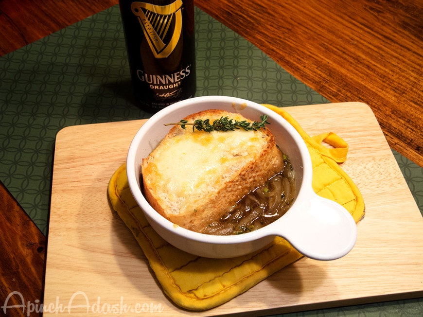Irish Onion Soup apinchadash.com