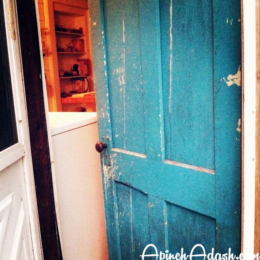 Pretty Blue Back Door apinchadash.com
